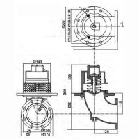 Донный клапан Civacon EURO-100-3S