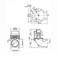 Донный клапан Civacon EURO-100-1S